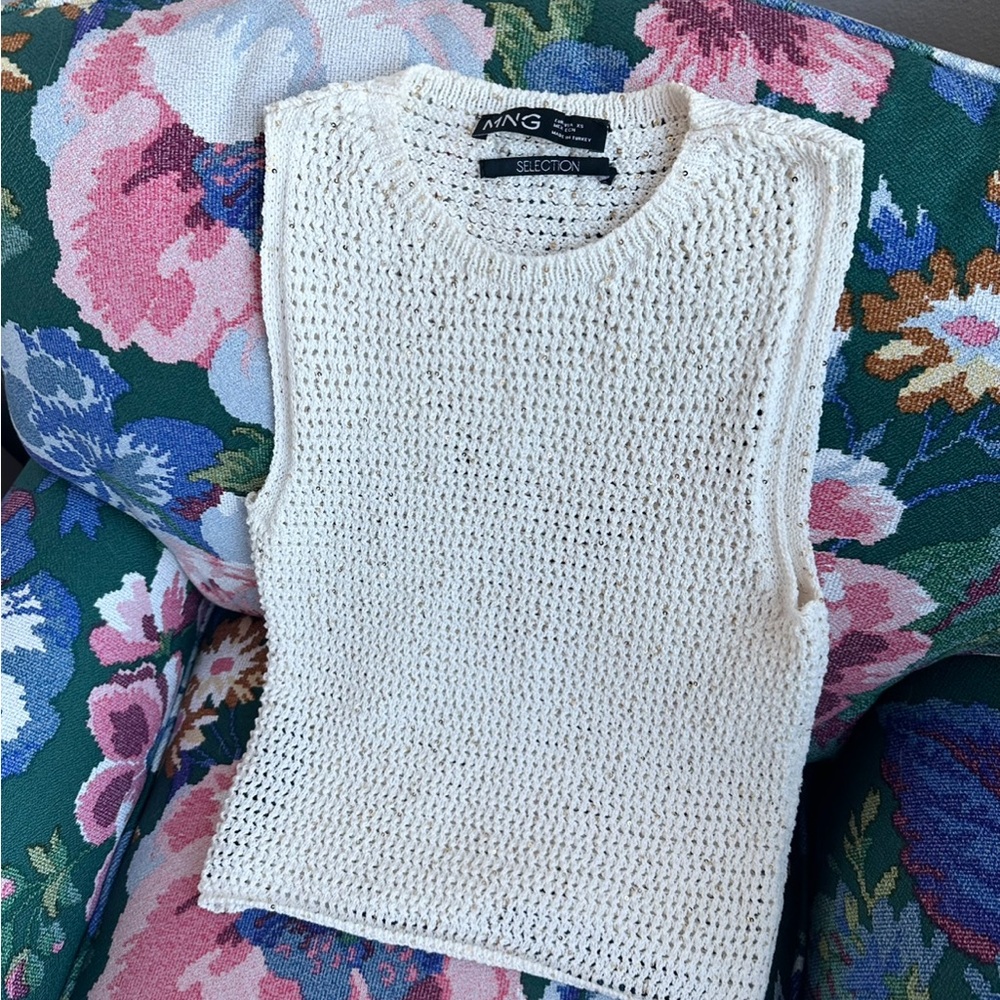 Knit Shell Top And Matching Midi Skirt Set - image 7